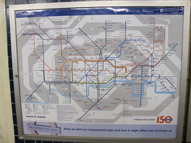 Map of London's Tube